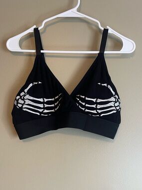 Knotty Skeleton Hand Bralette